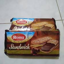 

Roma Sandwich Coklat Biscuit 216 gram isi 7 pcs