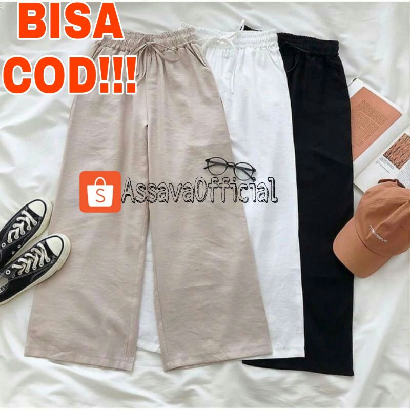 |TERLARIS BISA COD|| WIDI KULOT PANTS Bahan Katun Sigaret | CELANA KULOT WANITA CELANA WANITA CASUAL MODERN