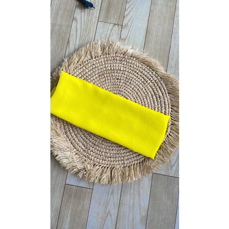Selendang sifon Hycon/senteng-kuning lemon