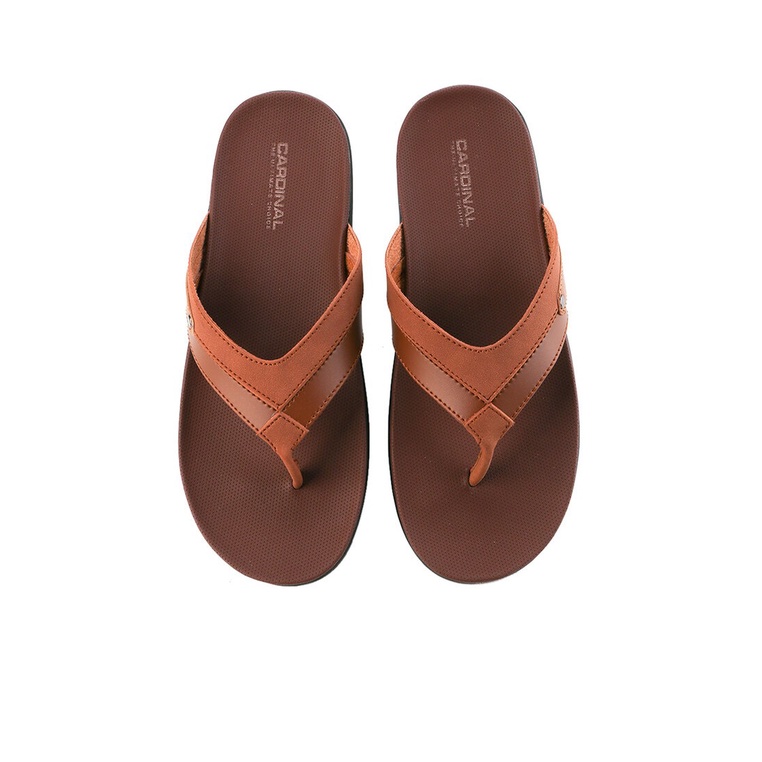 SANDAL JEPIT PRIA CARDINAL ORIGINAL CASUAL TERBARU COKLAT CA18