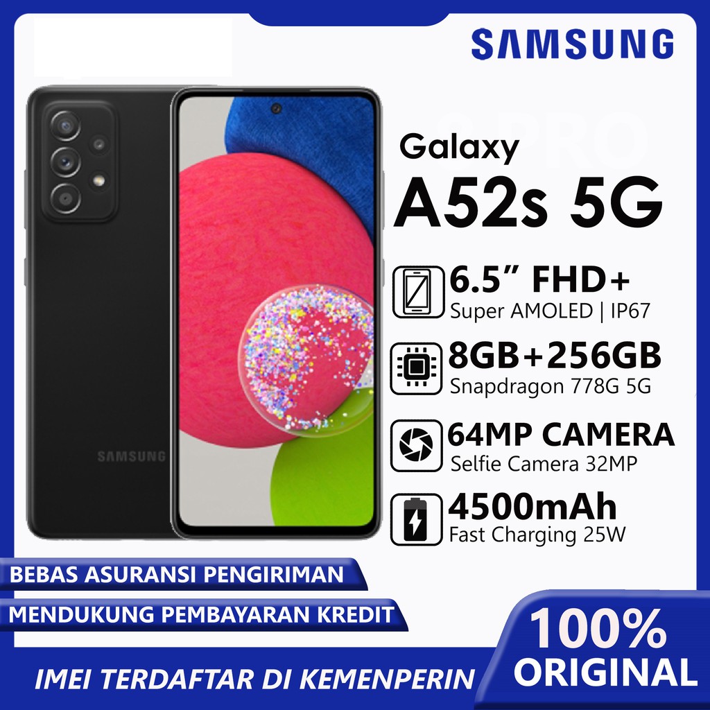 Samsung Galaxy A52s 5G  8/128 - 8/256GB- garansi resmi sein-1