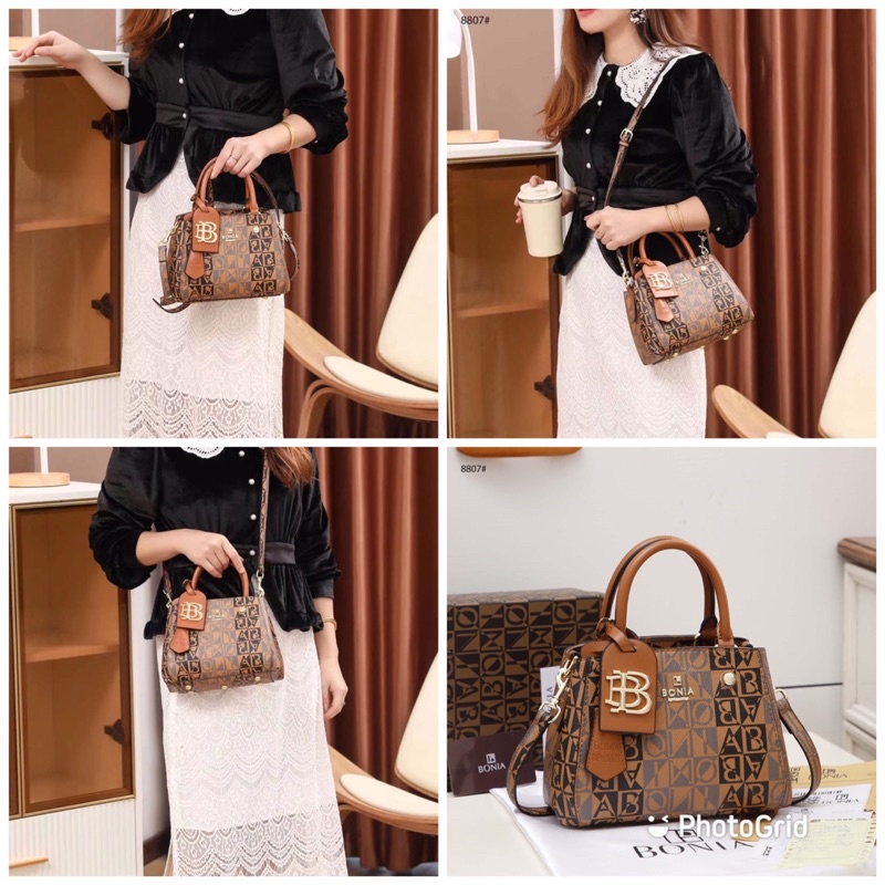 TAS MINI BN MONTEG 8807 WITH BOX TAS WANITA JINJING SLINGBAG IMPORT