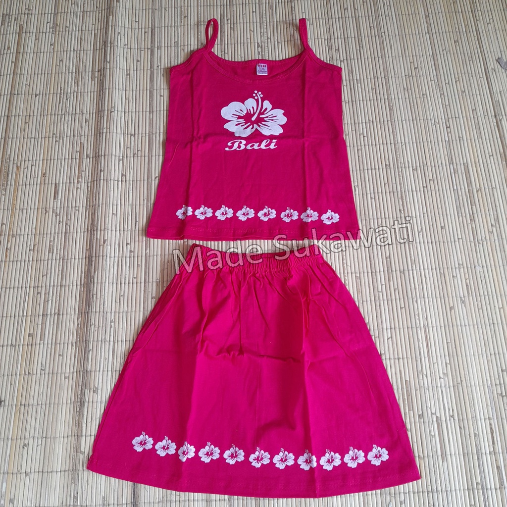 Setelan Singlet rok Anak mini bali