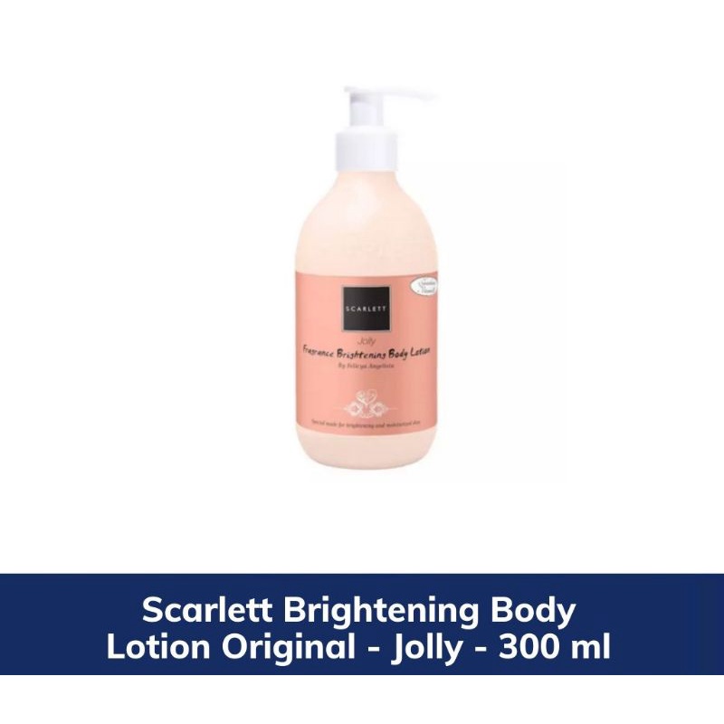 Scarlett whitening body lotion