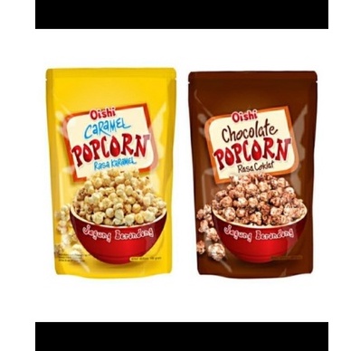 Oishi Popcorn caramel / Coklat 100gr