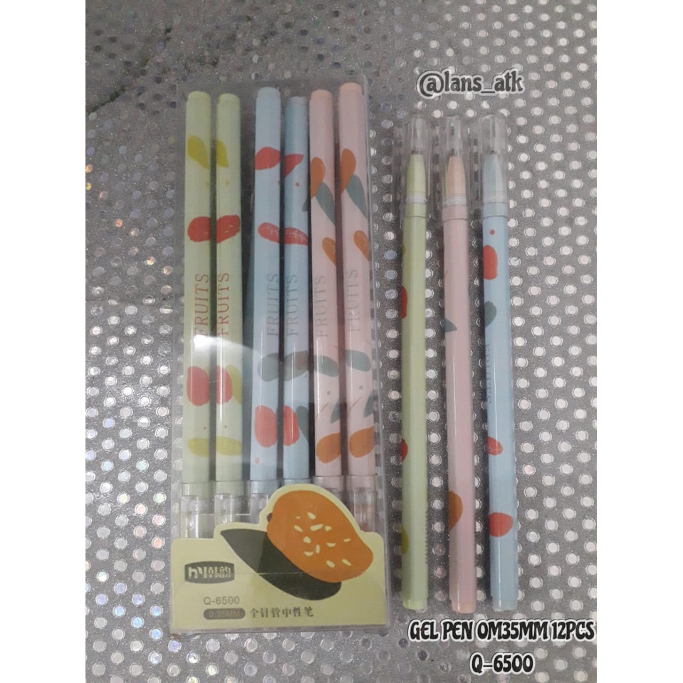 

Pulpen gel Hy Q-6500 0.35mm / Ballpoint gel (97011)
