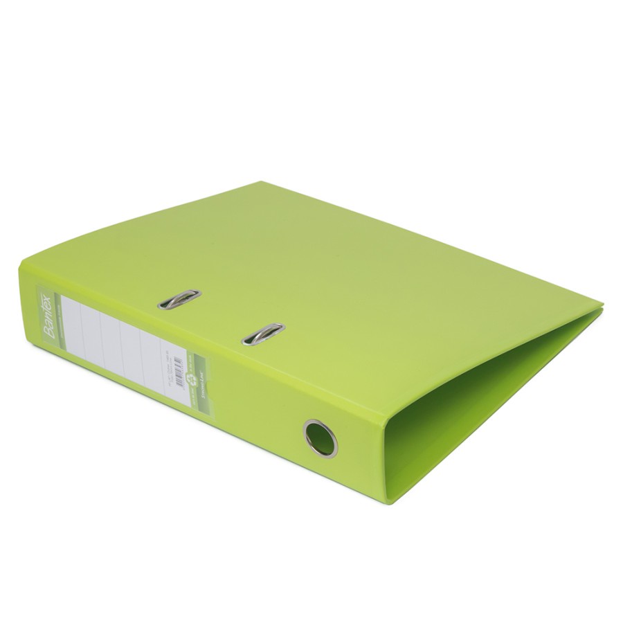 Bantex Lever Arch File Ordner Plastic Folio 7cm Lime 1465 65