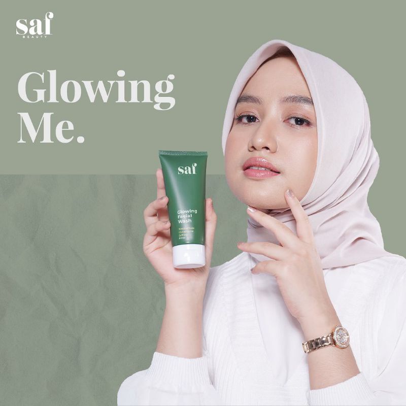 [RESMI] SAF BEAUTY FACEWASH &amp; SERUM GLOWING