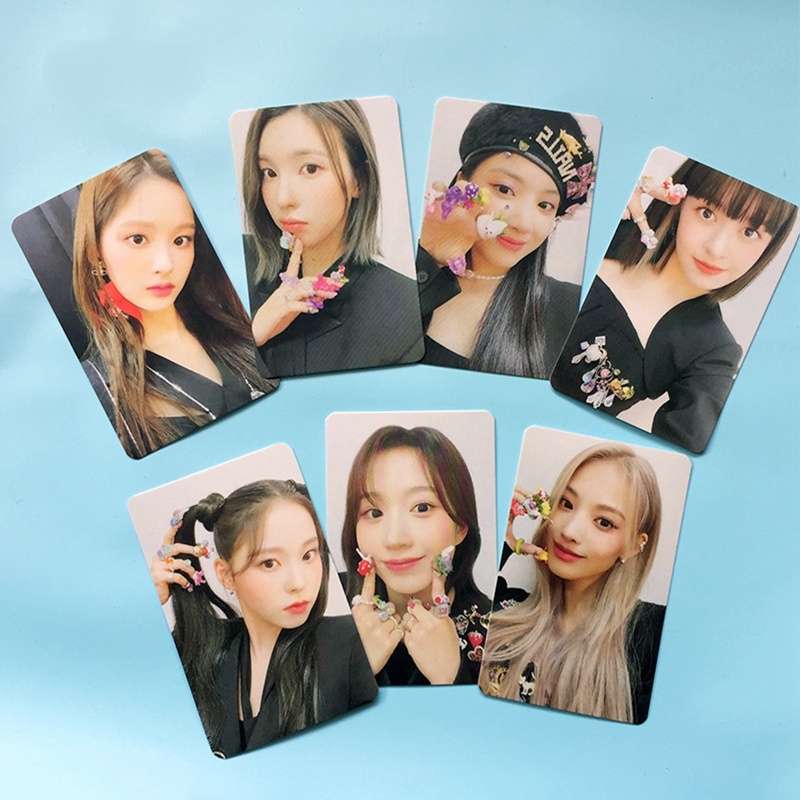 7pcs / Set Kartu Lomo Foto Kpop NMIXX 1st (AD MARE) Untuk Koleksi Fans