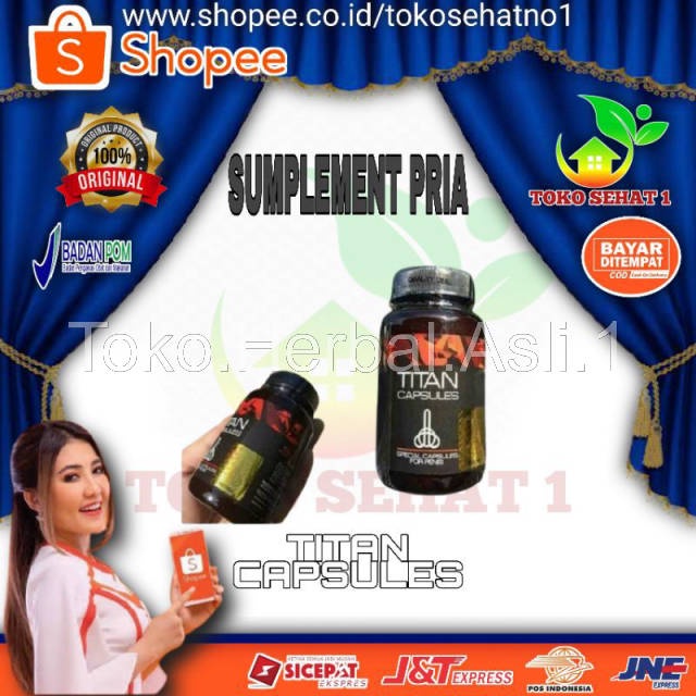 (COD) TITAN CAPSULE - TITAN KAPSUL ORIGINAL OBAT PRIA DEWASA