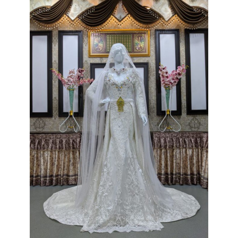 Baju pengantin | kebaya pengantin murah / gaun pengantin ekor