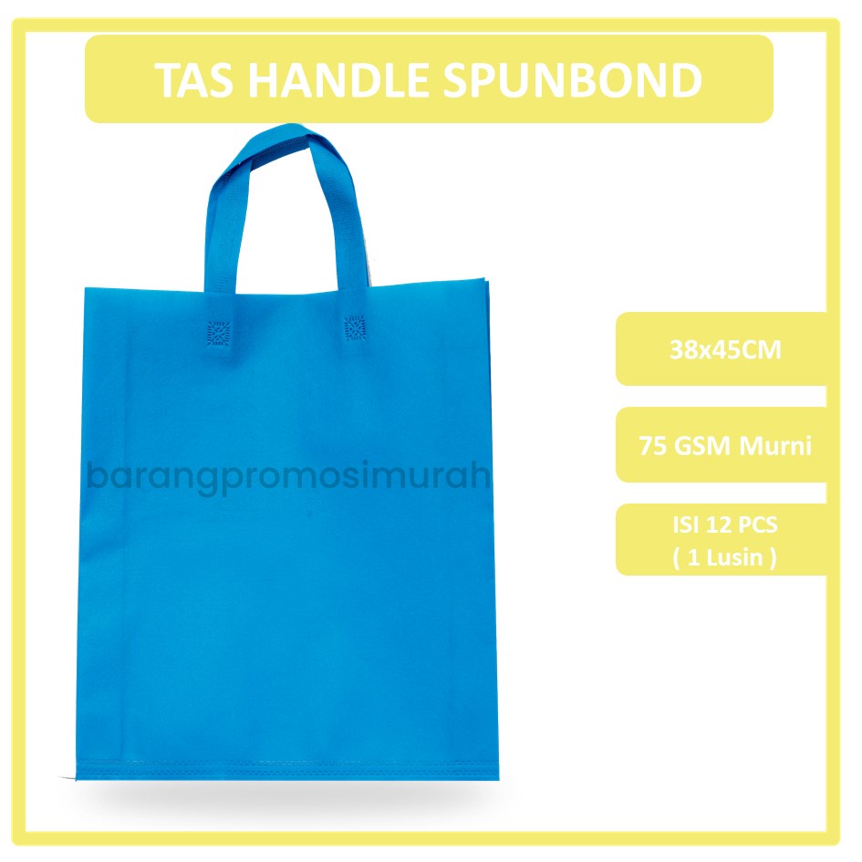 

GOODIE BAG SPUNBOND HANDLE 38x45 (Lusinan) / Tas Belanja Murah / Kantong Belanja / Tas Souvenir