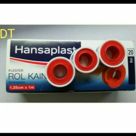 Hansaplast roll 1,25 cm x 1 m plester gulung