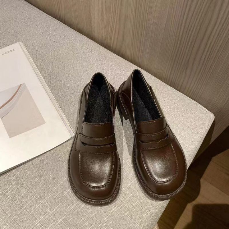 Permata Loafers Shoes Women Import 801 Sepatu Wanita Loafers Kulit Korean Style Quality Premium