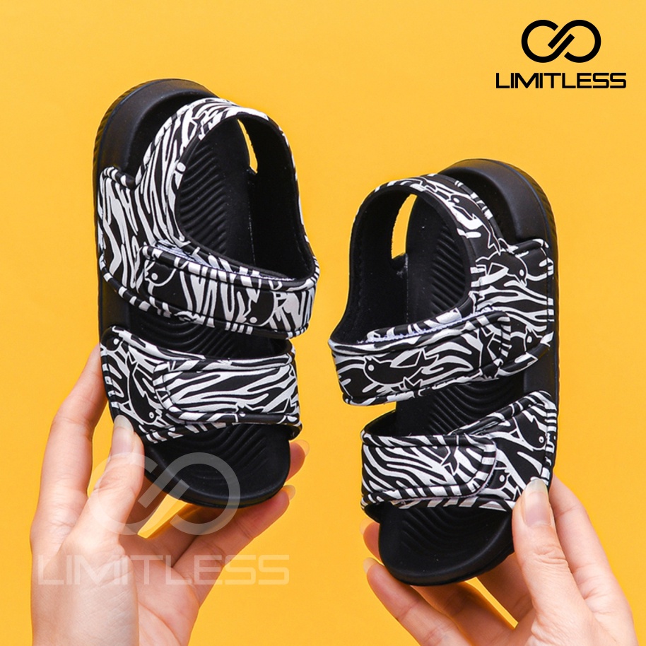 Sepatu Sandal Anak Cewek Cowok Unisex Sendal Gunung Anak Tali Belakang Empuk Sandal Tali Anak Karakter Dolphin