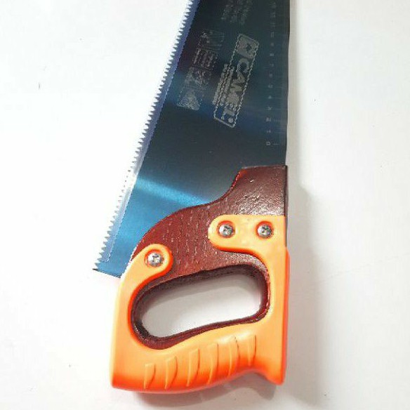 Gergaji Serbaguna Gagang Kayu Lapis Karet Multifungsi Hand Saw 18inchi