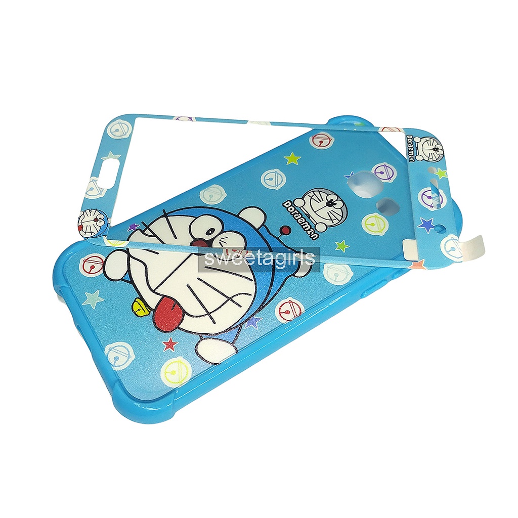 Casing Lucu Samsung Galaxy A5 2017 AntiCrack dengan Antigores -  Karakter - sweetacase.id - Bisa Bayar Ditempat / COD / Casing Terbaru - Karakter Lucu - Casing Imut - Kesing Hits - Case Gemoy - Kesing - Aesthetic Stitch - Doraemon