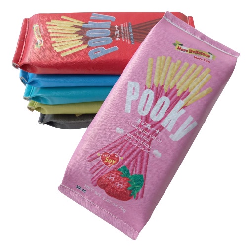 Kotak Pensil Motif Pooky Tempat Pensil-PINK