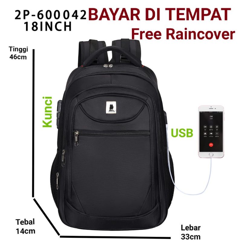 Tas Ransel Polo Army