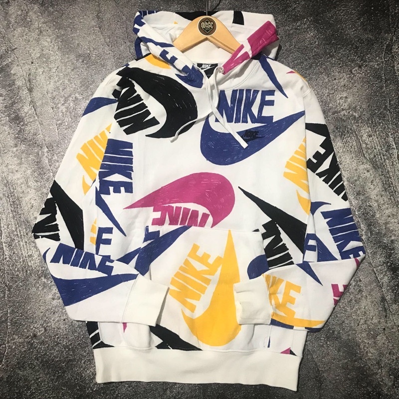 NIKE FULLPRINT HOODIE ORIGINAL vintage swosh