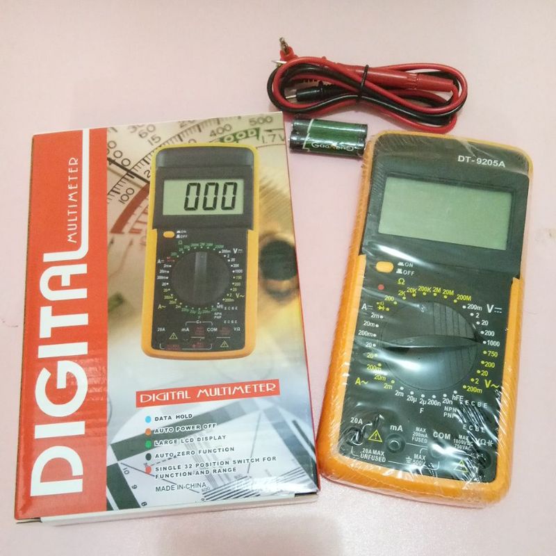 MULTI TESTER DIGITAL DT9205A