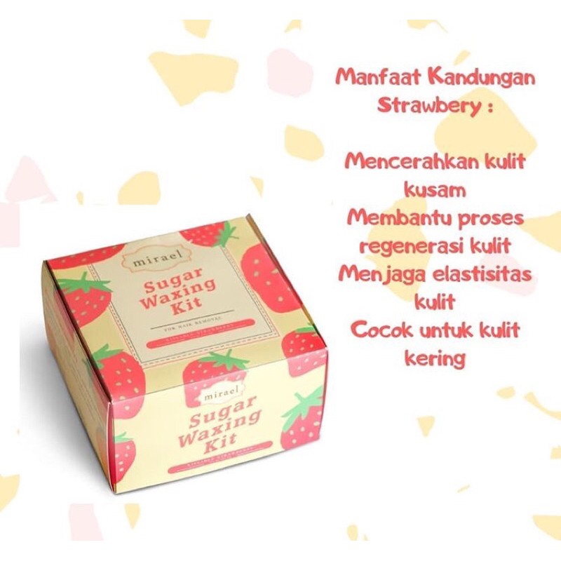 Mirael Sugar Waxing Kit Shopee Indonesia