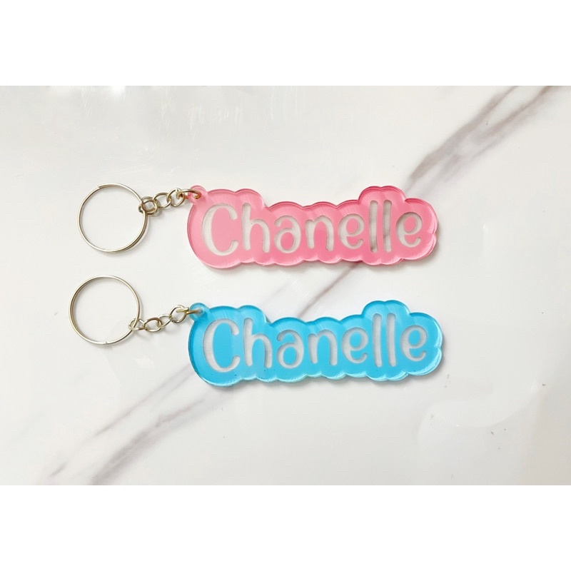 ACRYLIC KEYCHAIN CUSTOM GANTUNGAN KUNCI NAMA