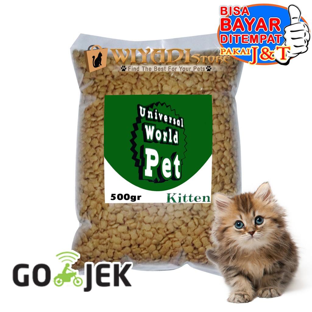 Makanan Anak Kucing Kitten Universal Kitten Repack 500gr