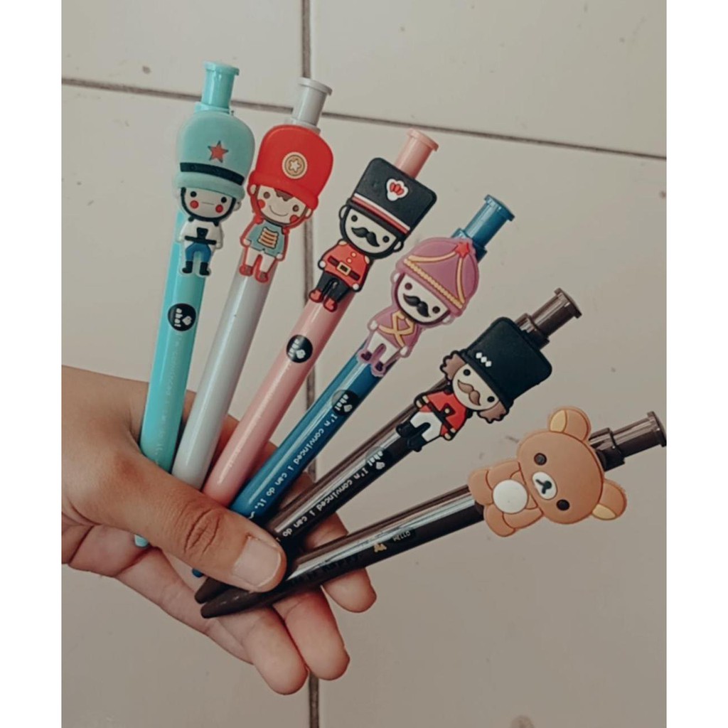 

JP228 Ballpoint Karakter Cute 0.5mm Pulpen Pen Pena Lucu Unik ATK Sekolah