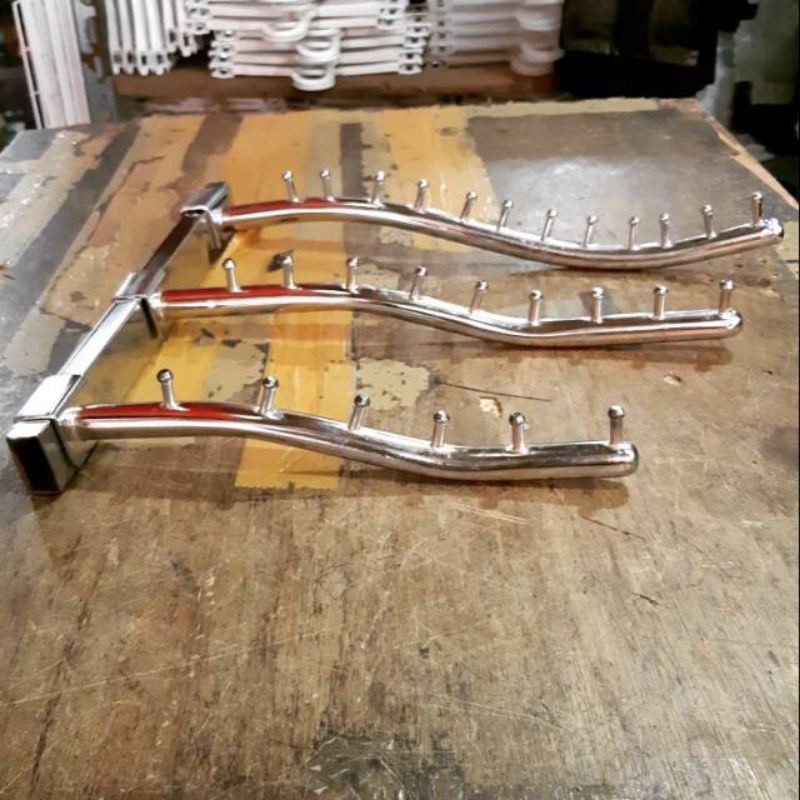 Suling Hanger Besi Pipa Kotak Gantungan Hanger Suling Besi Suling Pipa Kotak Cantolan