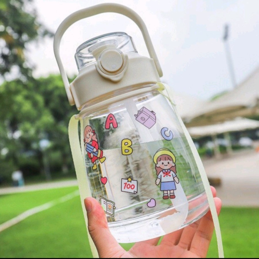 BOTOL MINUM VIRAL 1 LITER KEKINIAN