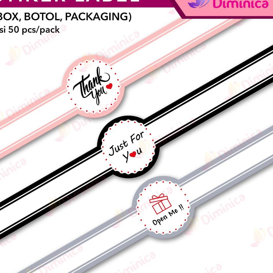 

J Sticker Label Makanan,Sticker Tutup Botol, Stiker Box Kue, Stiker Ucapan,Sticker Hampers Murah ✈➚ Best Product