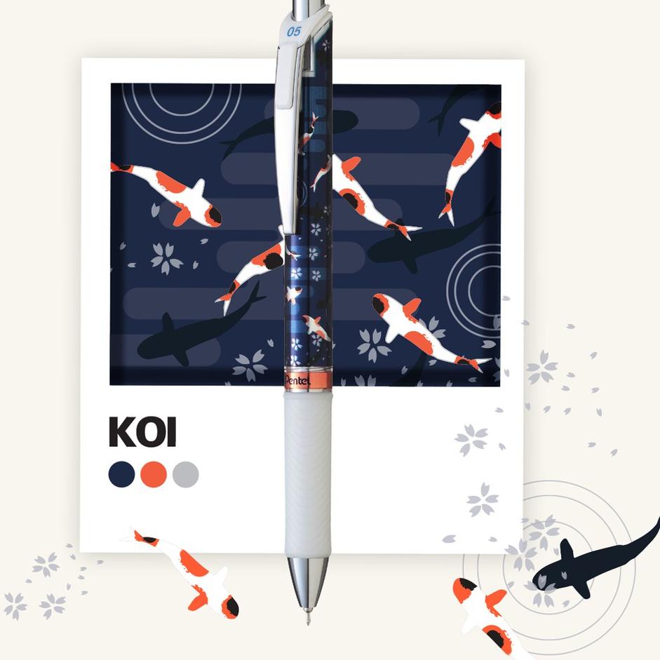 

Murah Banget CAL0T Pentel Energel Kawaii Pulpen Gel Ballpoint Mata Tinta 0.5mm, Tinta Warna Hitam 60