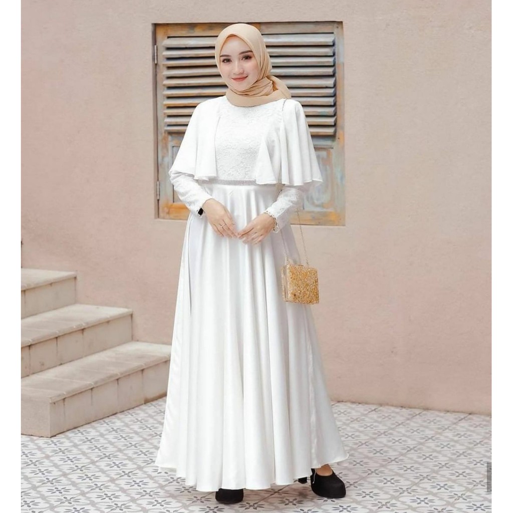 Baju gamis wanita terbaru gamis Remaja kekinian modern 2021 wanita dress Syrin maxy