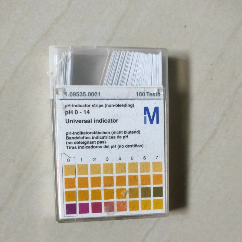 Jual pH indicator strips (nonbleeding) universal indicator merck