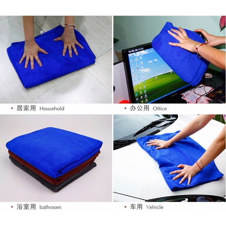 Lap Dapur / Handuk Microfiber Halus 160 x 60 cm - Biru