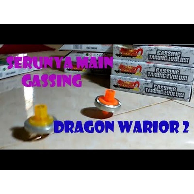 Mainan gangsing petarung dragon warrior 2 mika