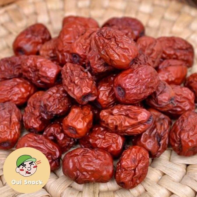 

500GR BUAH ANGCO JUMBO / ANG CO / HONGZAO HONG ZAO / KURMA CINA MERAH