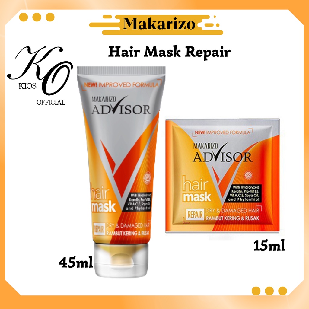 Makarizo Advisor Hair Repair Mask 15ml &amp; 45ml