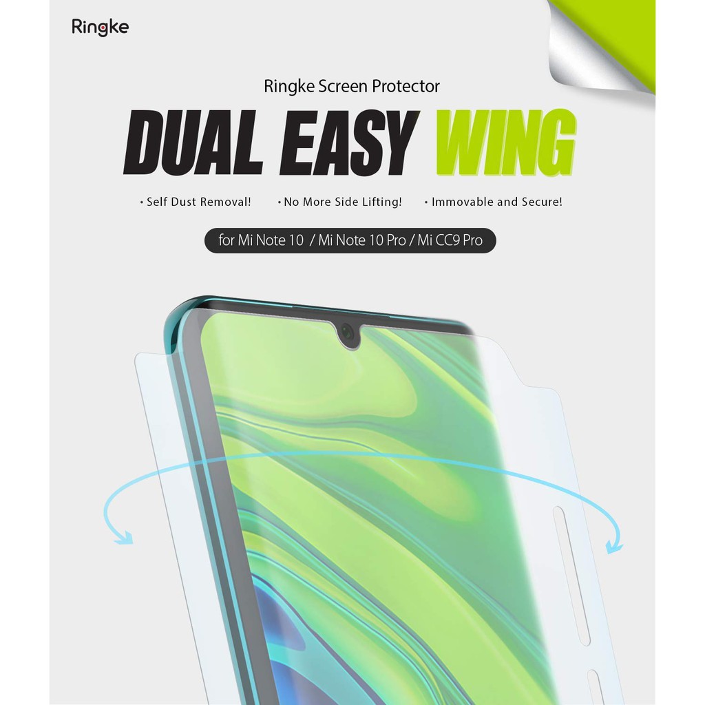 Ringke dual easy wing screen protector Xiaomi Mi Note 10 / 10 Pro CC9