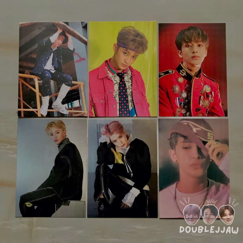 [READY STOCK] POSTCARD OFFICIAL MARK JAEHYUN CHERRY BOMB SUPERHUMAN EMPHATI PUNCH NCT 127 2018