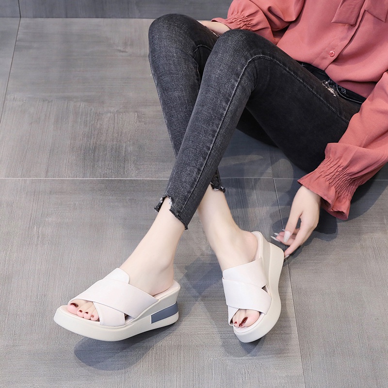 [ ORIGINAL IMPORT ] Sepatu Wedges Wanita Sandal Wedges Wanita Import Premium Quality SI 148