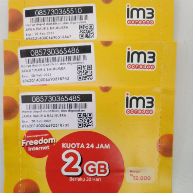 Perdana im3 2gb freedom