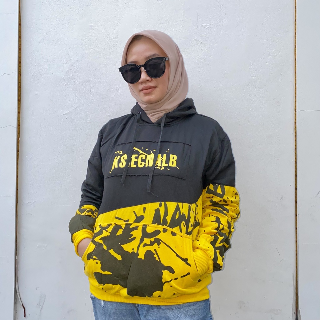 KSIECNABLE HOODIE HITAM-KUNING || HOODIE KEREN || HOODIE KOMBINASI #KSI