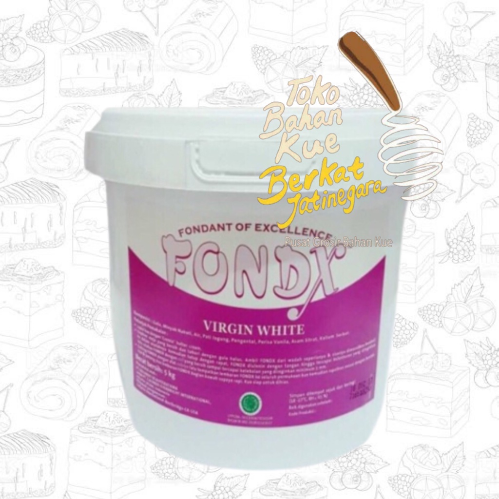 

FONDANT FONDX VIRGIN WHITE 5 KG / GULA DEKOR