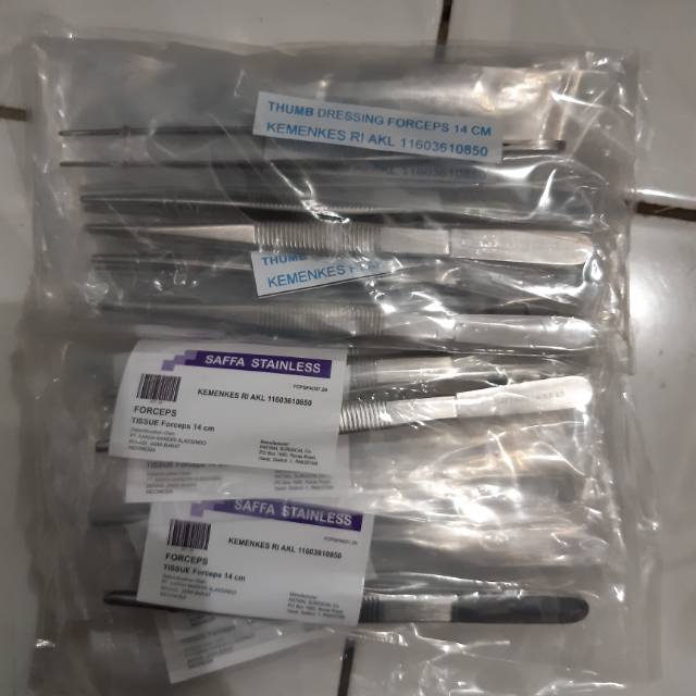 Pinset anatomis / thumb dressing forceps 14cm/ pinset anatomis marwa