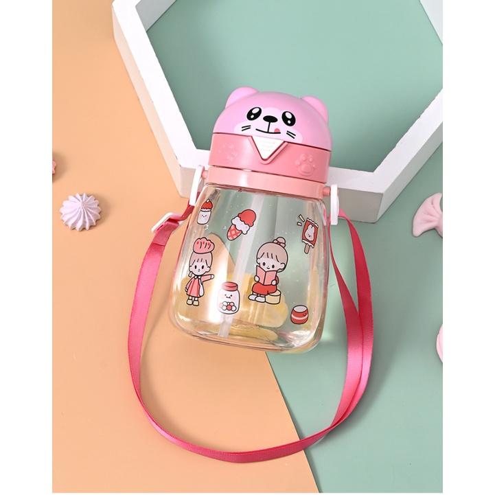 [SmallBell Shop]BOTOL MINUM ANAK KARAKTER LUCU 700ML / BOTOL MINUM IMPORT LUCU TEMPEL STIKER