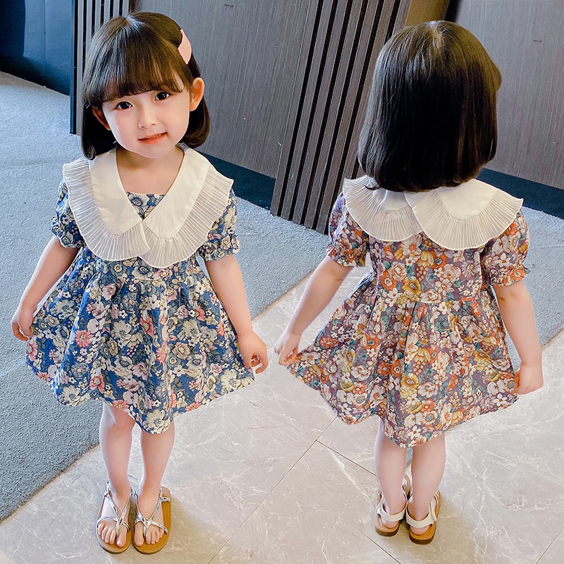 1 - 5 Tahun | Dress Suji - Gaun Anak Perempuan Baby Korea Style Blouse Casual Gaya korean Kiosbalitaaprillia