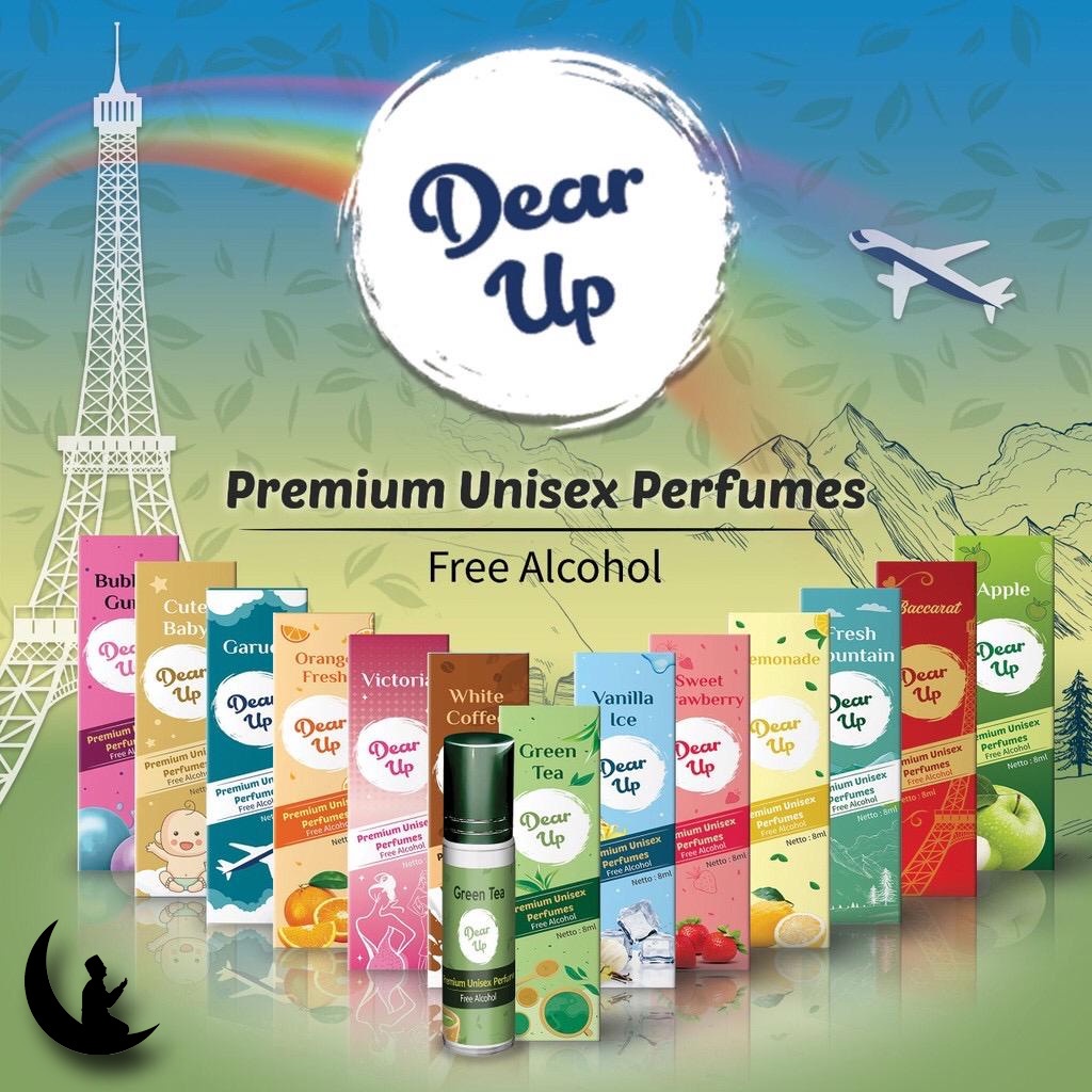 DEAR UP Parfum Premium Unisex Roll On 20 Varian | Non Alcohol | BPOM