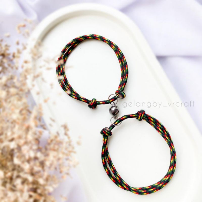 GELANG PRUSIK MAGNET ( HARGA SEPASANG )